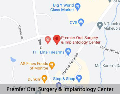 Map image for Oral Surgeon vs. Dentist in Monroe, CT